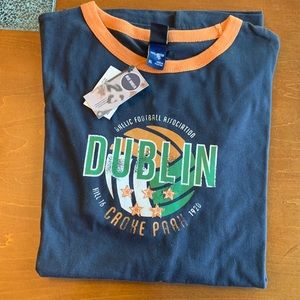 Blue Marlin New with tags Dublin Gaelic Football Association T-Shirt in XL!